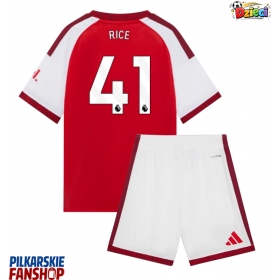 Koszulka piłkarska Arsenal Declan Rice #41 Strój Domowy dla dzieci 2026-27 tanio Krótki Rękaw (+ Krótkie spodenki)